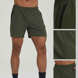 Shorts de course actifs pour hommes, légers, à séchage rapide, pour la gym et l'entraînement, shorts de sport athlétiques, vente en gros d'usine - Product Image 4