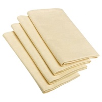 100% coton biologique mariage GOTS certificat Restaurant dîner nappe luxe blanc énorme fabricant indien serviettes élégantes