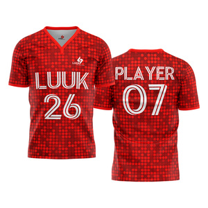 Camiseta de Fútbol Personalizada LUUK International para Hombre, Sublimada, 100% Poliéster, Malla Transpirable, Secado Rápido, Absorbe la Humedad - Product Image 4