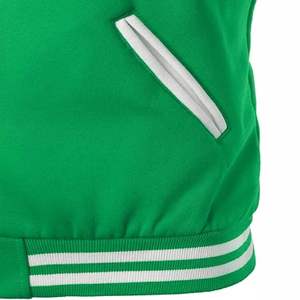 Custom Logo Men's <b>Slim</b> <b>Fit</b> Fashion Varsity <b>Jacket</b> Leather Sleeves Street Wear Style Letterman <b>Jacket</b> - Product Image 5