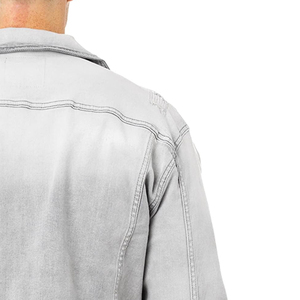 <b>Custom</b> Made Jean <b>Jacket</b> for men <b>Custom</b> Print Basic Casual Solid Color Cowboy <b>Denim</b> <b>Jacket</b> Men's Spring Jean <b>Jacket</b> for Men - Product Image 4