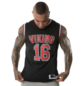 Camisetas Reversibles Personalizadas para Hombre 2026, sin Mangas, de Secado Rápido, Transpirables, de Poliéster y Algodón, Tallas Grandes, con Estampado por Sublimación - Product Image 1