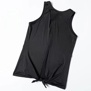 Débardeur double couture durable, léger et décontracté pour l'été, 100 % coton peigné, débardeur personnalisable avec couleur assortie - Product Image 5