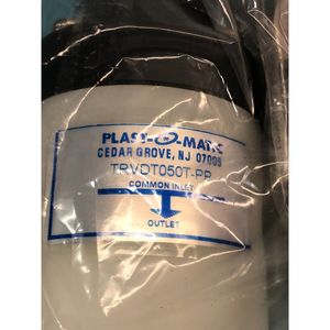 PLAST-O-MATIC TRVDT050T-PP 1/2" POLYPRO TROIS PORTS - Équipement et pièces semi-conductrices de renommée mondiale à confiance - Product Image 5