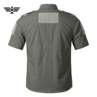 Ensemble uniforme tactique personnalisé pour agents de sécurité : chemise de patrouille Ripstop à manches courtes, pantalon cargo de service, couleur et logo personnalisables