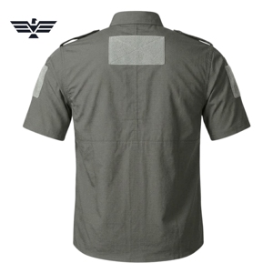 Conjunto de Uniforme Táctico de Seguridad Personalizado, Camisa de Patrulla de Manga Corta Ripstop y Pantalones Cargo - Product Image 3