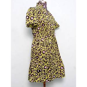 Vestido corto elegante de algodón hecho a mano en India, con estampado floral, ideal para fiestas, regalo para novias, personalizado, vestido de moda para mujer, procedente de la India. - Product Image 5