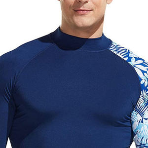 Base Layer Design One Sleeve <b>Printed</b> New Style Rash Guards For Swimming <b>Surfing</b> Beach Wear Good Quality Fitness Wear Rash Guard - Product Image 5