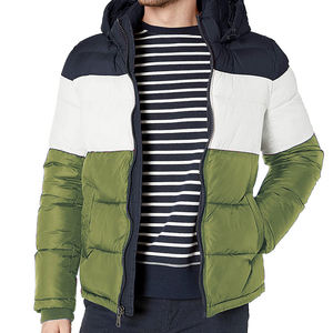 Hot Selling 2026 Men Puffer <b>Jacket</b> Pakistan Custom Color Block Street Wear <b>Quilted</b> Coat Winter Outerwear Style Men Puffer <b>Jacket</b> - Product Image 5
