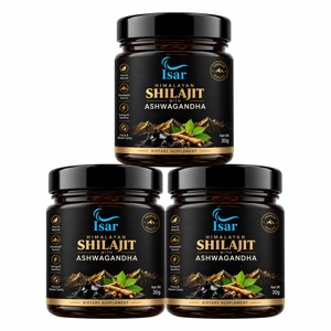 Résine de Shilajit de l'Himalaya Premium infusée avec de l'Ashwagandha et du Miel, Résine de Shilajit Naturelle 30g pour le Soutien Énergétique et la Vitalité - Product Image 2