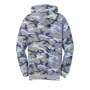 Sweat à capuche vintage camouflage personnalisé pour homme, coupe ajustée, doublure polaire, 52% coton, 48% polyester, hiver, extérieur - Product Image 2
