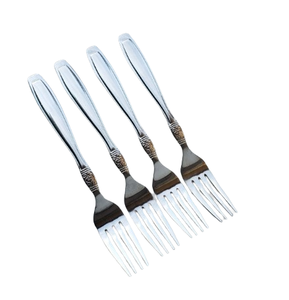 Colored Stainless Steel Cutlery Flatware Most Selling Dessert Cake Spoon Fruit Fork Silverware for Restaurant Fork - Product Image 4