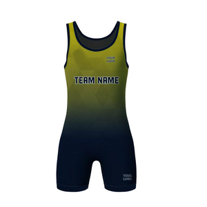 Nouveau justaucorps de lutte personnalisé pour hommes, extensible, durable, séchage rapide, léger, tenue de combat internationale, service OEM, nouvelle arrivée - Product Image 2