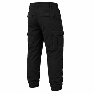 Wholesale <b>Men</b> <b>Cargo</b> Pants Elastic Cuff <b>Jogger</b> Trousers Casual Workwear Pants Solid Color Custom <b>Mens</b> <b>Cargo</b> <b>Jogger</b> Trousers - Product Image 4