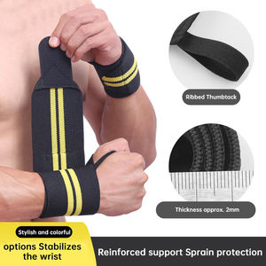 Muñequeras Gruesas y Resistentes para Máxima Estabilidad Durante Ejercicios de Press de Banca y Press de Peso Muerto - Product Image 3