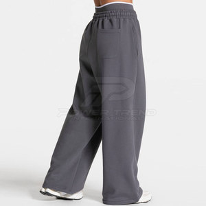 Casual Loose Fit Women Wide Leg <b>Trouser</b> Mid Waist Elastic Breathable Washed 100% Cotton <b>Summer</b> Workwear Travel Everyday Fashion - Product Image 4