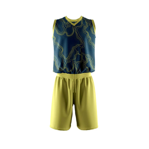 ชุดบาสเก็ตบอลแขนกุดแห้งเร็วขายดี ชื่อทีมปรับแต่งได้ ไซส์พลัส กางเกงขาสั้นฤดูร้อน เสื้อเจอร์ซีย์ ชุดยูนิฟอร์ม - Product Image 4