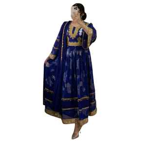 Vestidos de Boda Tradicionales de la Comunidad Kuchi de Afganistán/Pakistán, Venta al por Mayor, Calidad Excepcional, Encaje Kochi, Estilo Tribal Banjara, Étnico, Vintage - Product Image 1