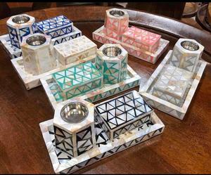 Atractivo Caja de Madera para Mubkhar con Bandeja para Servir, Quemador de Bakhoor, Anís Estrellado, Regalo Especial para Eid y Ramadán - Product Image 6