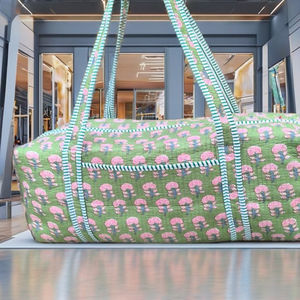 Bolsas de Viaje Deportivas de Gran Capacidad, Acolchadas de Algodón, Duraderas y de Lujo, con Diseños y Colores Personalizados, Estampadas a Mano, con Cierre de Cremallera - Product Image 2