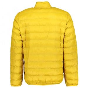 เสื้อแจ็คเก็ตพัฟเฟอร์กันลมสีน้ำเงินสำหรับผู้ชาย MOMENTUM แบบลำลองสำหรับฤดูหนาว คอตั้ง ซิปด้านหน้า แห้งเร็ว ระบายอากาศได้ดี ผ้าถัก - Product Image 4