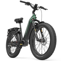 Vélo électrique tout-terrain Lankeleisi MG600 Plus, vélo électrique à suspension intégrale, pneus larges, 26 pouces, 48V 20Ah, entrepôt UE