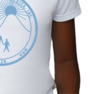 T-shirt blanc à manches courtes et col rond pour adolescent avec motif graphique bleu, idéal pour l'école, le quotidien et le streetwear – Vêtement confortable - Product Image 6