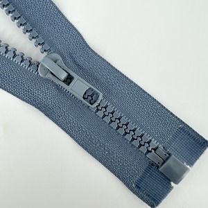 Plastic Teeth Colored Open End Resin <b>Zippers</b> with Auto Lock for Clothing Jacket - Product Image 1