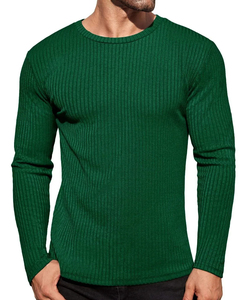 Camiseta térmica de manga larga para hombre, ajustada, cálida, para invierno, capa base informal - Product Image 5