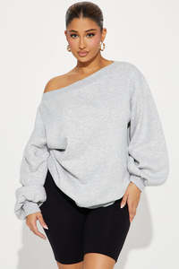 Wholesale Women Oversized Sweatshirt Casual Streetwear Pullover <b>Top</b> Custom Fashion Apparel Supplier USA Market - Product Image 2