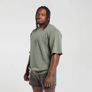 T-shirt vintage personnalisé en gros, coton 100% de haute qualité, coupe oversize décontractée, imprimé, tissu 260 grammes, OEM - Product Image 3