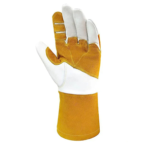 Servicio OEM Personalizable, Guantes de Soldadura TIG Profesionales de Cuero Duraderos para Protección de Manos y Brazos, con Forro de Cuero y Algodón - Product Image 2