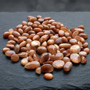 BAITHU GEMS MINERALS Pierres précieuses naturelles en quartz, facettées, polies, couleur orange brillante, designs de bijoux uniques et personnalisés, tendance - Product Image 4