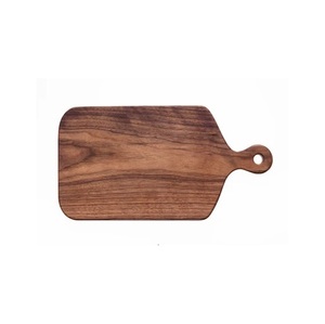 เขียงไม้ธรรมชาติเขียงเขียงสำหรับเครื่องครัวเขียงสลัดชีสมีด้ามจับ - Product Image 1