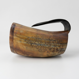 Handcrafted American Style Horn Mugs Viking Natural Drinking Horn Mugs Gifts for Parties for <b>Game</b> <b>of</b> <b>Thrones</b> Fans Agate - Product Image 1