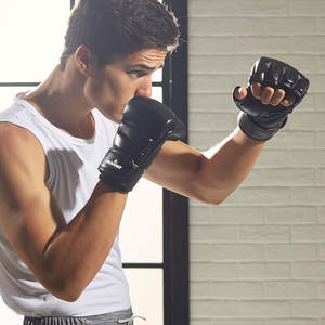 Guantes Profesionales de MMA con Acolchado de Espuma Absorbente de Impactos y Forro Transpirable para Entrenamiento en Jaula y Sesiones de Sparring - Product Image 6