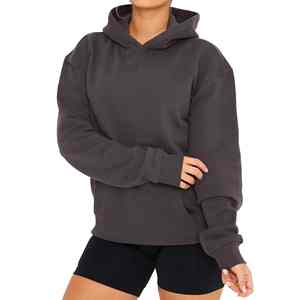 Nueva Llegada Sudadera de Manga Larga Simple para Mujer con Rayas y Parches de Colores, Estilo Casual - Product Image 4