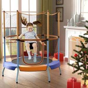 Trampolino per Bambini da 48 Pollici con Rete di Sicurezza, Prodotto per Saltare e Rimbalzare - Product Image 2