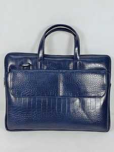 Porte-documents de bureau en cuir PU motif crocodile de qualité supérieure, avec poche avant, doubles poignées, bandoulière réglable, protection intégrée - Product Image 6