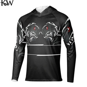 Chemises à capuche de pêche unisexes 100% polyester UPF 50+ Protection UV Manches longues Cache-cou Randonnée Masque anti-humidité Chasse - Product Image 1