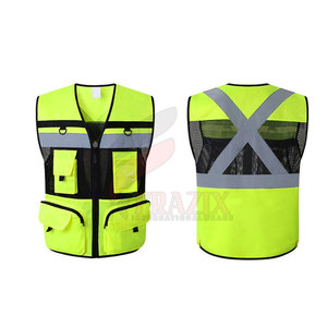 Chaleco de Trabajo Ligero de Alta Visibilidad, Ropa de Seguridad para Trabajadores de la Construcción, Mantenimiento y Transporte - Product Image 2