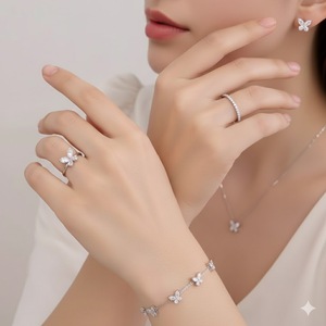 แหวนผีเสื้อเพชรทรงมาร์คีส์ ดีไซน์ใหม่ทันสมัย ขายส่ง ทองคำแท้ 14K เพชรสร้างในห้องปฏิบัติการ ของขวัญวันเกิดสำหรับสาวๆ ของขวัญวันวาเลนไทน์ - Product Image 4