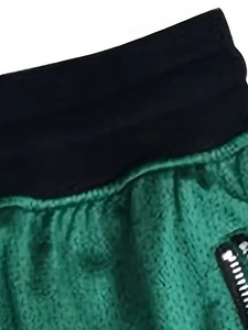 Shorts de basket-ball jaunes en mesh pour homme, respirants, séchage rapide, shorts de sport, logo personnalisé, entraînement en salle de sport, vêtements de sport actifs - Product Image 2