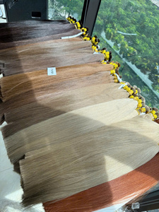 Extensions de cheveux en vrac Cheveux bruts humains vietnamiens Couleurs claires Donateur unique Cheveux de bébé Super Double tirage Prix d'usine pas cher - Product Image 5