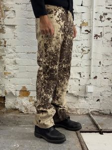 Pantalones de Cuero con Pelo de Vaca, Estilo Occidental Auténtico, Pantalones con Estampado de Piel de Vaca - Product Image 6