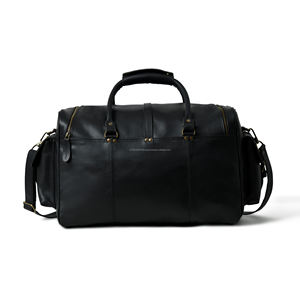 POCHETTE EN CUIR VINTAGE AVEC IMMENSE CAPACITÉ ET GRANDES POCHES LATÉRALES EN CUIR CIRÉ DE VACHE ET SANGLE D'ÉPAULE - Product Image 3