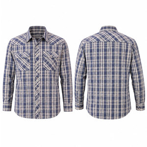 Wholesale Customized FR <b>Shirts</b> Men's Fire Retardant Welding Work <b>Shirt</b> Breathable Safety Workwear with <b>Flame</b> Retardant Feature - Product Image 1