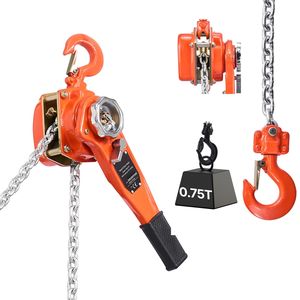 "1ton Capacity Manual Lever Chain <b>Hoist</b> 10FT Lift G80 Alloy Steel Chain Dual Pawl Mechanica Heavy Duty 1650LBS" - Product Image 1