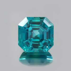 Saphir naturel brut taille Asscher, pierre précieuse de qualité supérieure, saphir bleu pour la fabrication de bagues et de bijoux - Product Image 3