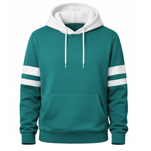 เสื้อฮู้ดดี้โอเวอร์ไซส์แบบยูนิเซ็กซ์ ผ้าโพลีเอสเตอร์/คอตตอน พิมพ์ลายดิจิทัล ปักลาย ขนฟลีซ มีกระเป๋า  รับผลิตตามแบบ ODM OEM คุณภาพสูง - Product Image 6